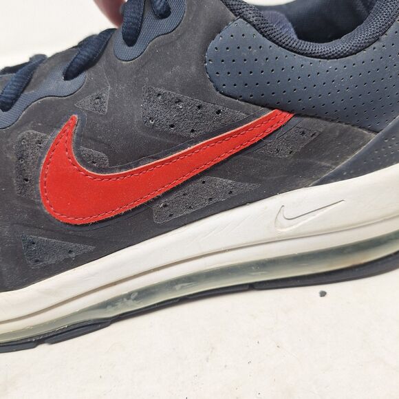 Nike Air Max Genome Blue Red Swoosh Low Top Sneakers Basketball Streetwear Sz 15 main image 5